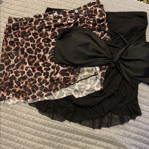 Leopard Print Women's bikini also adding black bikini in deal